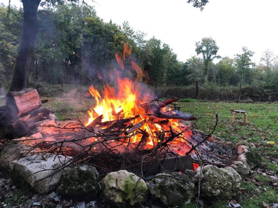 Maison Au Milieu Des Bois Et Des Animaux Jouy-le-Potier Extérieur photo